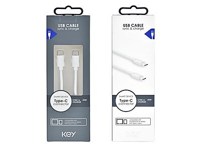Kabel USB-C til USB-C 1m